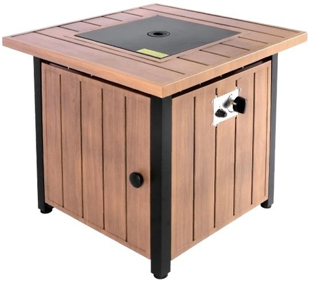 Grill da barbecue in acciaio in giardino esterno con fossa di gas senza fumo sferica rettangolare
