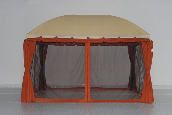 Edificio giardino in PVC Assemblaggio padiglione in legno Pergola impermeabile per parco all'aperto