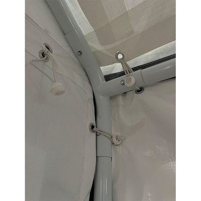 Carport con finitura rivestita in polvere