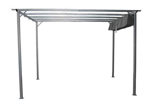 3*3.5*2.35M Attached To The House Bianco telaio in alluminio Canopy Bargain