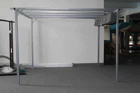 3*3.5*2.35M Attached To The House Bianco telaio in alluminio Canopy Bargain
