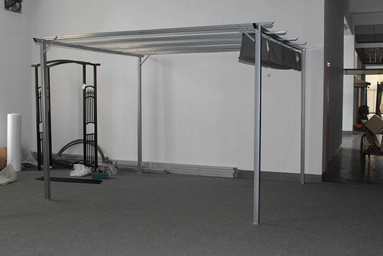 3*3.5*2.35M Attached To The House Bianco telaio in alluminio Canopy Bargain