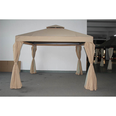 ECO-FRIENDLY Tenda di giardino in alluminio con tetto doppio e zanzariera