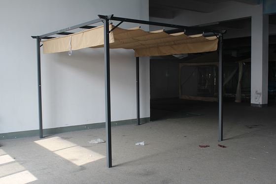 Canopy pergola in alluminio per il giardino