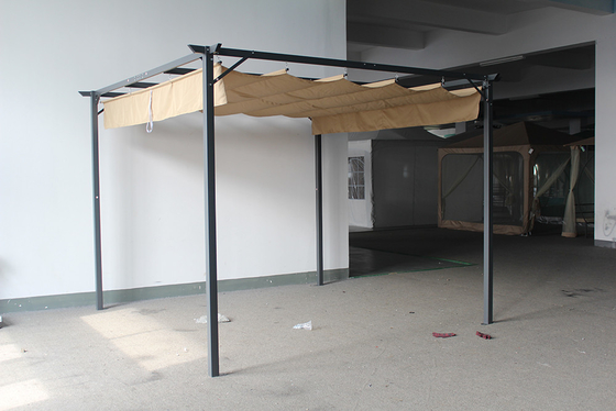 Canopy pergola in alluminio per il giardino