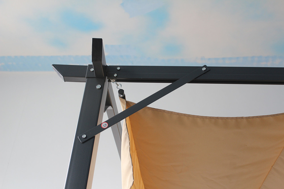 Canopy pergola in alluminio per il giardino