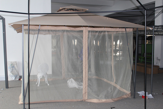 Gazebo in alluminio con telaio pieghevole e dimensione 3.5*3.5*2.67M