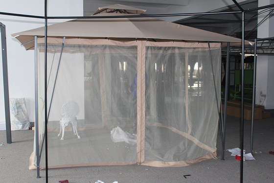Gazebo in alluminio con telaio pieghevole e dimensione 3.5*3.5*2.67M