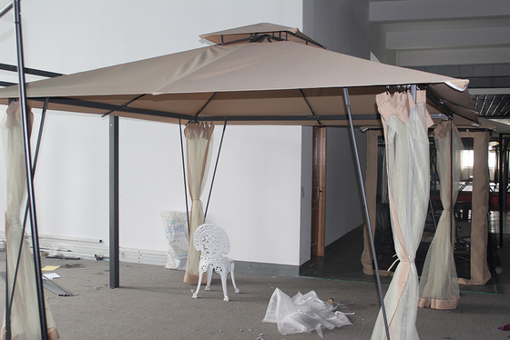 Gazebo in alluminio con telaio pieghevole e dimensione 3.5*3.5*2.67M