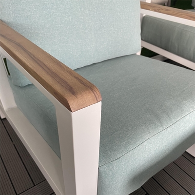 Mobili da giardino all'aperto Divano di rattan in alluminio Set per tavolo da tè Bistro cena