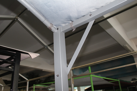 Gazebo a telaio in acciaio Pergola con dimensioni e design pieghevole di 2.45*1.37*2.15M