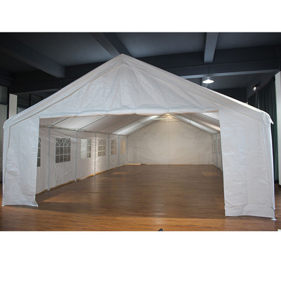 6*12M Garage portatile con porte pieghevoli a parete laterale Canopy metallo Tenda esterna Heavy Duty