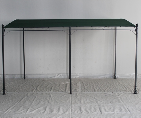 3*4*2.5M Conchiglie metalliche esterne Ombra da sole Gazebo da giardino con ombrello