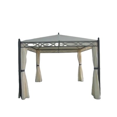 PA rivestito 3*3*2.75m Grade Canopy e strutture di giardino pieghevoli Gazebo con rete