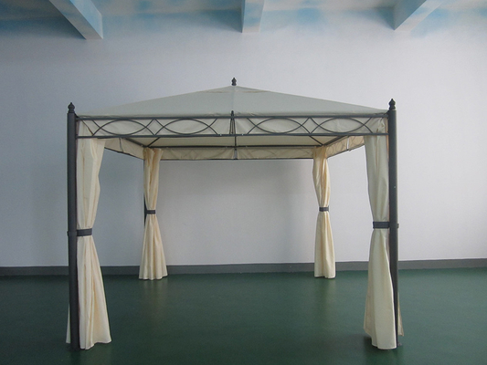 PA rivestito 3*3*2.75m Grade Canopy e strutture di giardino pieghevoli Gazebo con rete