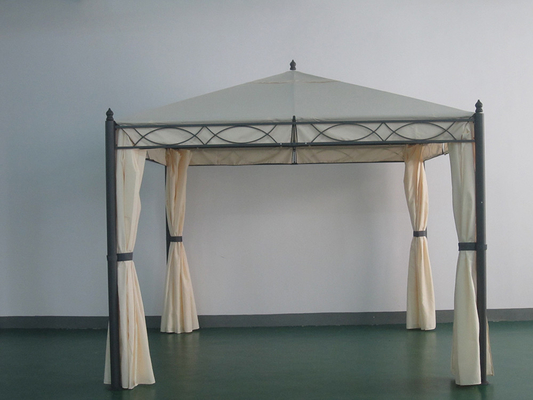 PA rivestito 3*3*2.75m Grade Canopy e strutture di giardino pieghevoli Gazebo con rete
