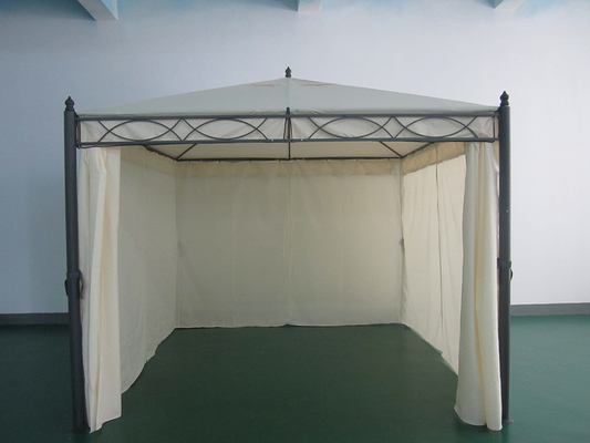 PA rivestito 3*3*2.75m Grade Canopy e strutture di giardino pieghevoli Gazebo con rete