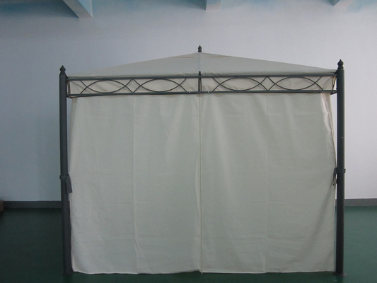 PA rivestito 3*3*2.75m Grade Canopy e strutture di giardino pieghevoli Gazebo con rete