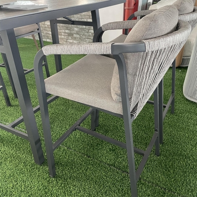 Set di giardino specifico Divano in rattan in alluminio Moderno design