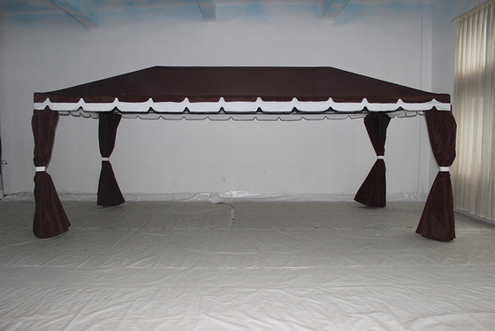 Park Leisure 3*6M Protezione solare in alluminio Casual Pop Up Gazebo Con Mosquito Net Sidewall