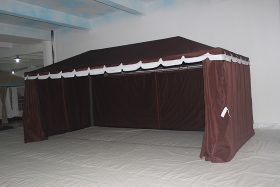 Park Leisure 3*6M Protezione solare in alluminio Casual Pop Up Gazebo Con Mosquito Net Sidewall