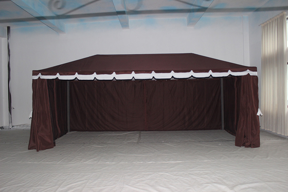 Park Leisure 3*6M Protezione solare in alluminio Casual Pop Up Gazebo Con Mosquito Net Sidewall