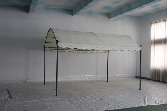 Non rivestito di acciaio chiuso moderno impermeabile barbecue esterno campeggio patio solar gazebo