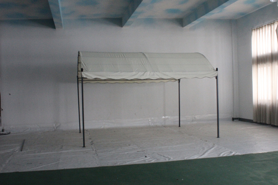 Non rivestito di acciaio chiuso moderno impermeabile barbecue esterno campeggio patio solar gazebo
