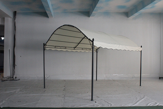 Non rivestito di acciaio chiuso moderno impermeabile barbecue esterno campeggio patio solar gazebo