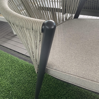 Soggiorno Cornice in alluminio Mobili da giardino per l' esterno Divano di rotino Set con Set Bistro