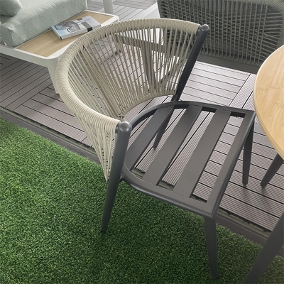 Soggiorno Cornice in alluminio Mobili da giardino per l' esterno Divano di rotino Set con Set Bistro
