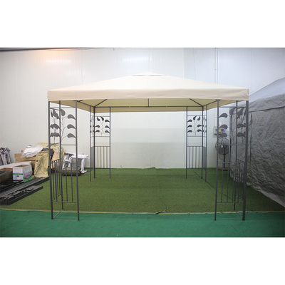 Gazebo a doppio tetto 3*3m con telaio in poliestere