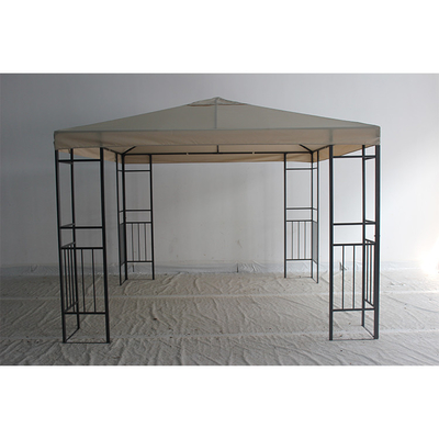 Gazebo in acciaio personalizzato con schermo reticolato di tessuto impermeabile esterno 3X3M