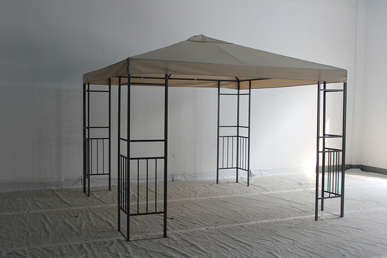 Gazebo in acciaio personalizzato con schermo reticolato di tessuto impermeabile esterno 3X3M