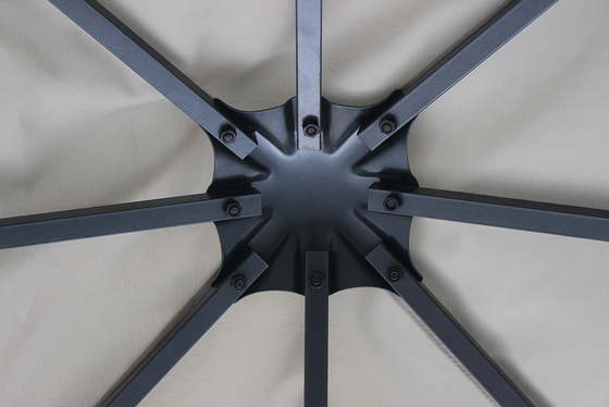 Gazebo in acciaio personalizzato con schermo reticolato di tessuto impermeabile esterno 3X3M
