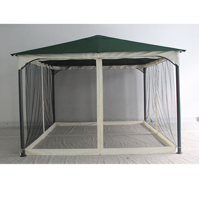 3.5*3.5*2.75M Gazebo esterno in ferro con tubo di acciaio e rivestimento in poliestere resistente