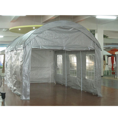 Tenda di stoccaggio a cupola di acciaio impermeabile Tenda di riparo Carport Canopy per all'aperto 300 * 600cm