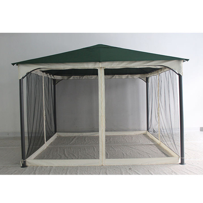 Giardino all'aperto Canopy Shelter Gazebo con zanzara 3.5*3.5*2.75M Dimensioni della festa