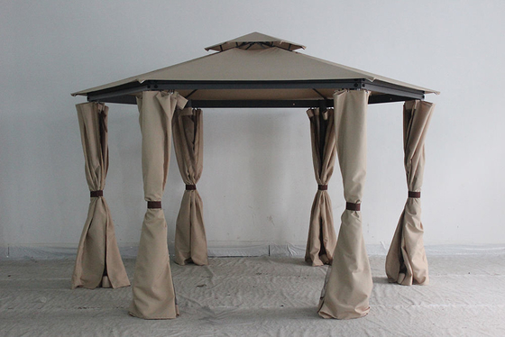 2*2*2.8M Gazebo rivestito in PVC con tenda e zanzariera dai migliori produttori di gazebo
