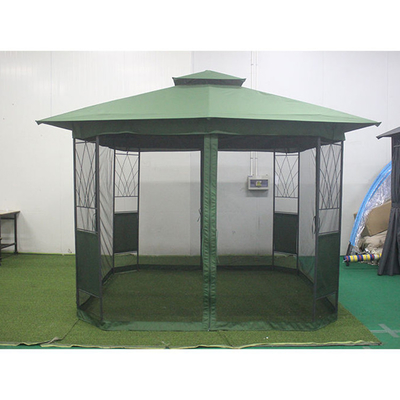 Grandi tende con moschetti gazebo esterno PA rivestito impermeabile gazebo portatile in ferro