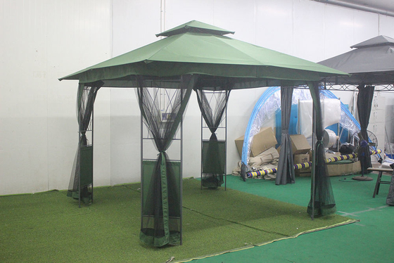 Grandi tende gazebo impermeabili e portabili gazebo in ferro con zanzariera