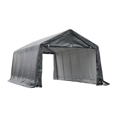 Parcheggio auto Tenda di garage a baldacchino grande con telaio galvanizzato in acciaio e materiale per tetto in PE