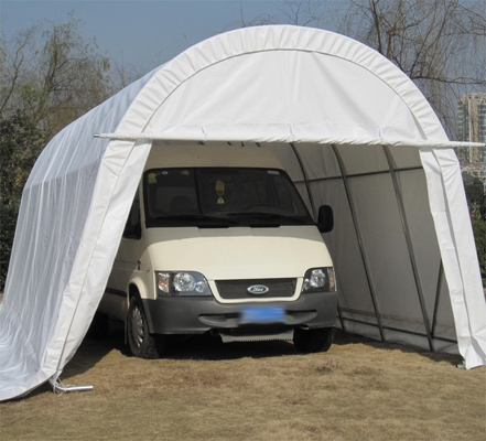 Parcheggio auto Tenda di garage a baldacchino grande con telaio galvanizzato in acciaio e materiale per tetto in PE