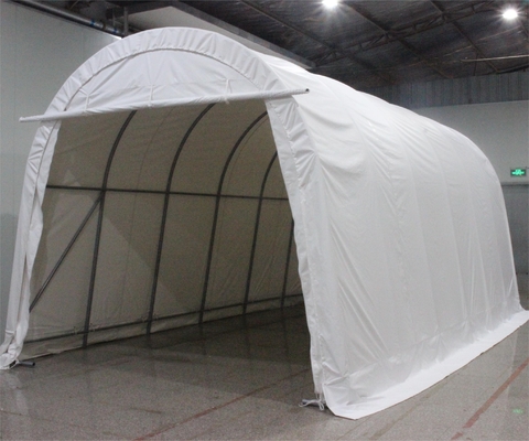 Parcheggio auto Tenda di garage a baldacchino grande con telaio galvanizzato in acciaio e materiale per tetto in PE