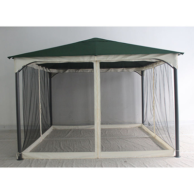 Gazebo pieghevole da giardino esterno per cortile PA Finitura del telaio rivestito su misura