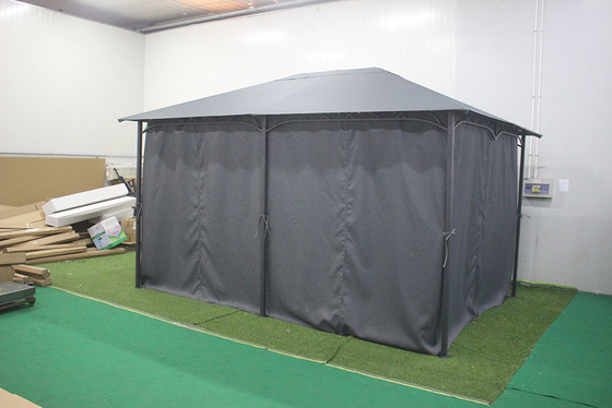 Cornice con rivestimento PA Cortile di sostituzione Gazebo Canopy Ombre di sole Polyester Padiglione Cupola