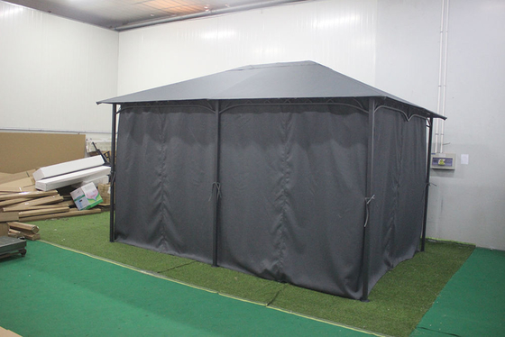 Cornice con rivestimento PA Cortile di sostituzione Gazebo Canopy Ombre di sole Polyester Padiglione Cupola
