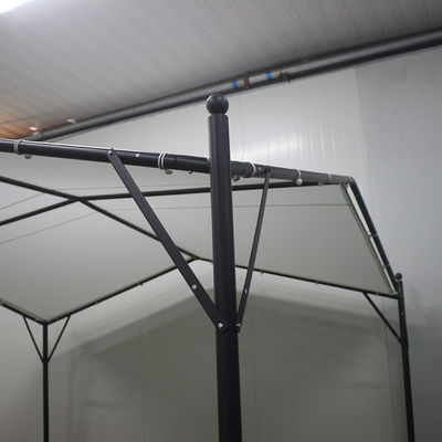 Pergola da giardino facile da assemblare Metal Leisure Eco-Friendly Gazebo all'aperto 3,5*3,5*2,7m