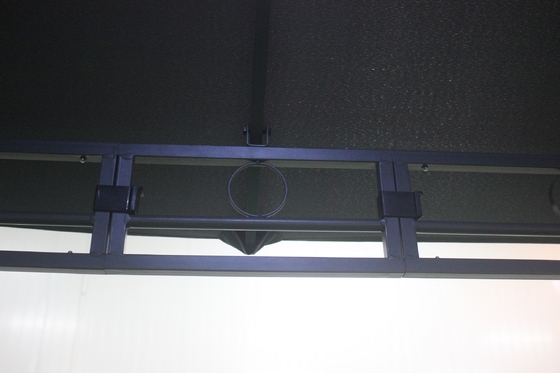 Cornice in acciaio 3x3x2.7M Patio esterno rotondo Canopy Party Gazebo Design per giardino / esterno