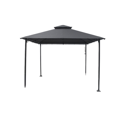 Facile assemblaggio Patio esterno rotondo Canopy Party Gazebo con telaio in acciaio 3x3x2.75M